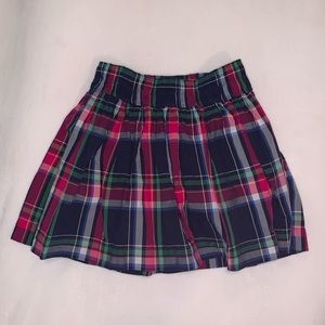 Gully Hicks plaid skirt